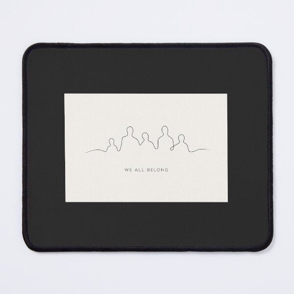Item preview, We All Belong – Minimalist Wall Art with a Universal Message designed and sold by Mysteriaprint.