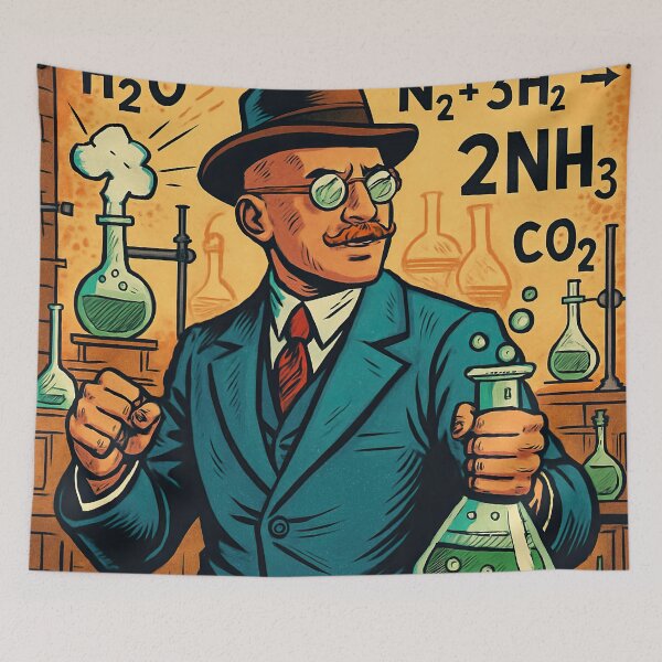 Item preview, Fritz Haber | Comics stylCartoone -  designed and sold by ComicsFactory.