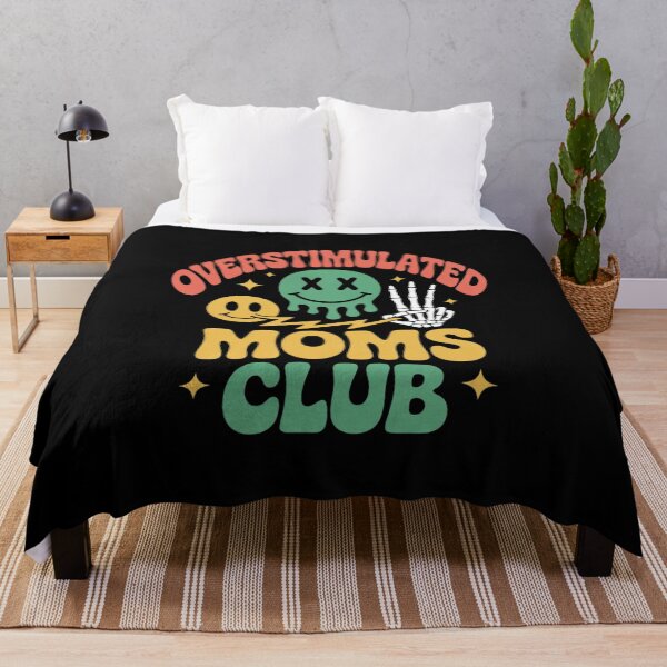 Item preview, Overstimulated Moms Club Sarcastic Mother's Day Mom Lovers designed and sold by FadeOfThrone.