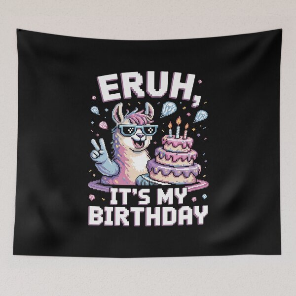 Item preview, Bruh Its My Birthday Llama Pinata Family Party Bday Boy Girl 86 designed and sold by MarkLeedsArt.