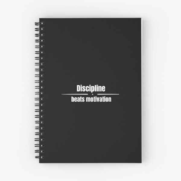 Item preview, Discipline Beats Motivation - Strong Mindset Shirt  designed and sold by MoodTeeStudio.