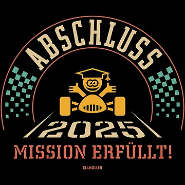 Artwork thumbnail, Graduation 2025 – Mission Accomplished! (Graduation / Finish Line / 4C) by Roderix