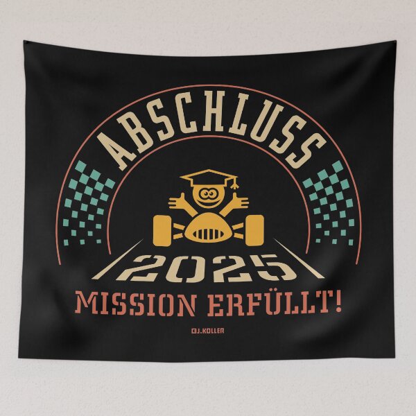 Item preview, Graduation 2025 – Mission Accomplished! (Graduation / Finish Line / 4C) designed and sold by Roderix.