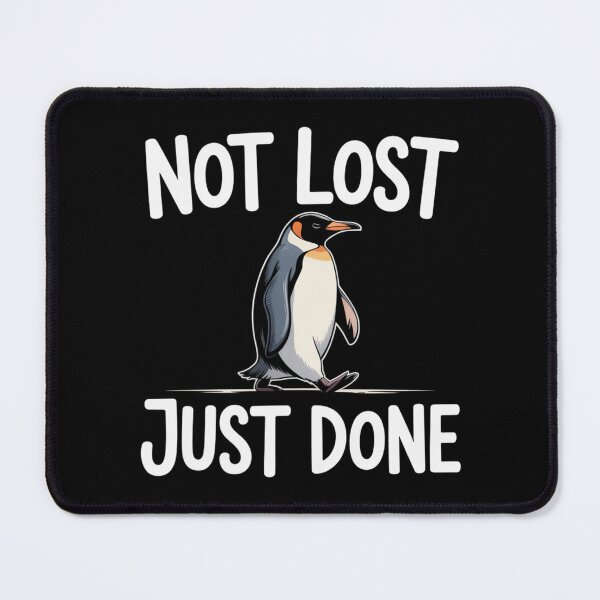 Item preview, Not Lost Just Done – Quiet Penguin Energy Introvert Shirt designed and sold by MORIANZPOD.