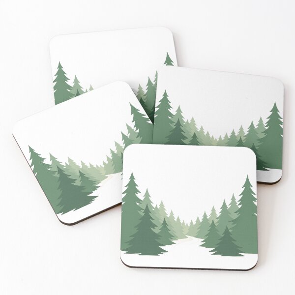 Item preview, Calm Nordic Forest Path designed and sold by Fernova.