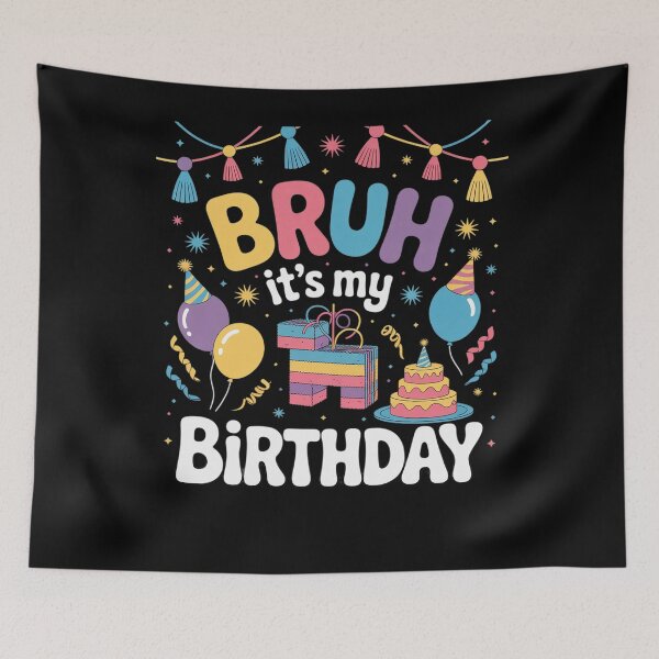 Item preview, Bruh Its My Birthday Llama Pinata Girl Boy Family Party Bday designed and sold by MarkLeedsArt.