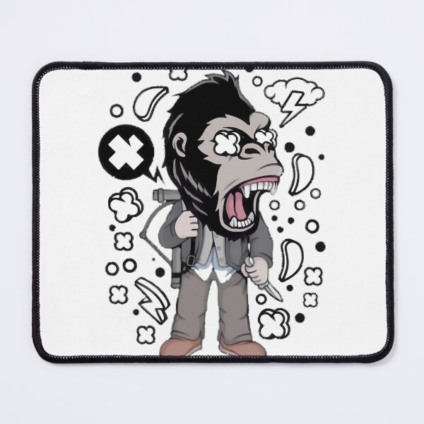 Item preview, Angry Ape King With Wrench designed and sold by Trevor Miles.