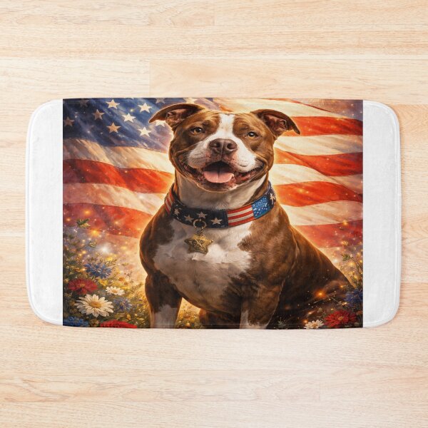 Item preview, Patriotic Pit Bull in Magical Realism designed and sold by Matty69TeeS.