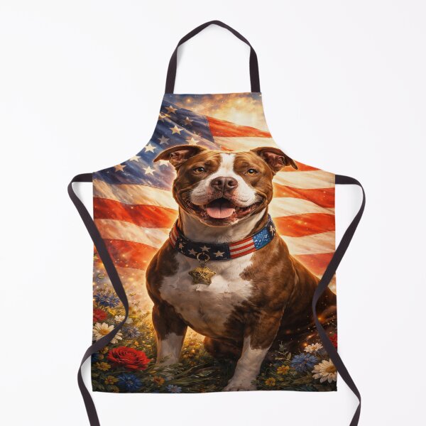 Item preview, Patriotic Pit Bull in Magical Realism designed and sold by Matty69TeeS.