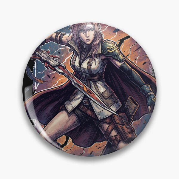 Item preview, Lightning FF13 Final Fantasy XIII - Gunblade l'Cie Soldier Fan Art designed and sold by Senpaiwaves.