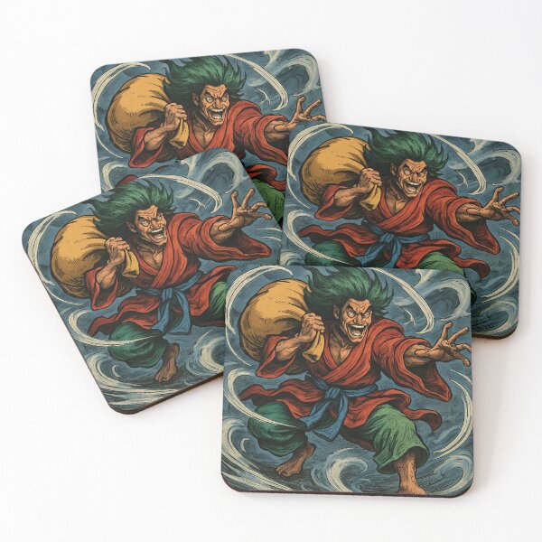 Item preview, Fujin, Japanese Shinto God  of Wind| Comics stylCartoone -  designed and sold by ComicsFactory.