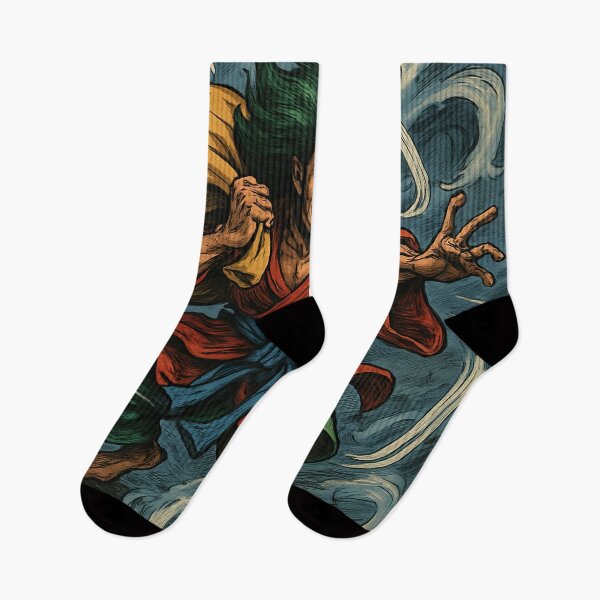 Item preview, Fujin, Japanese Shinto God  of Wind| Comics stylCartoone -  designed and sold by ComicsFactory.