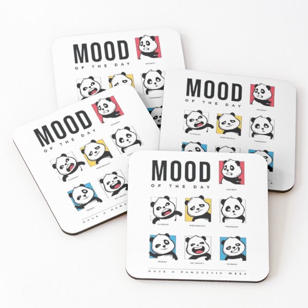 Item preview, Panda Mood of the Week Illustration – Daily Emotions Art designed and sold by Top Tier Designs.