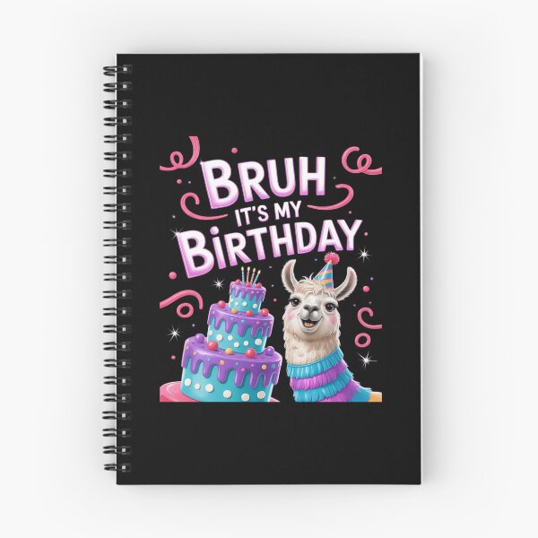 Item preview, Bruh Its My Birthday Llama Pinata Party Bday Boy Girl Family 6 6 designed and sold by SyntaxClaw.