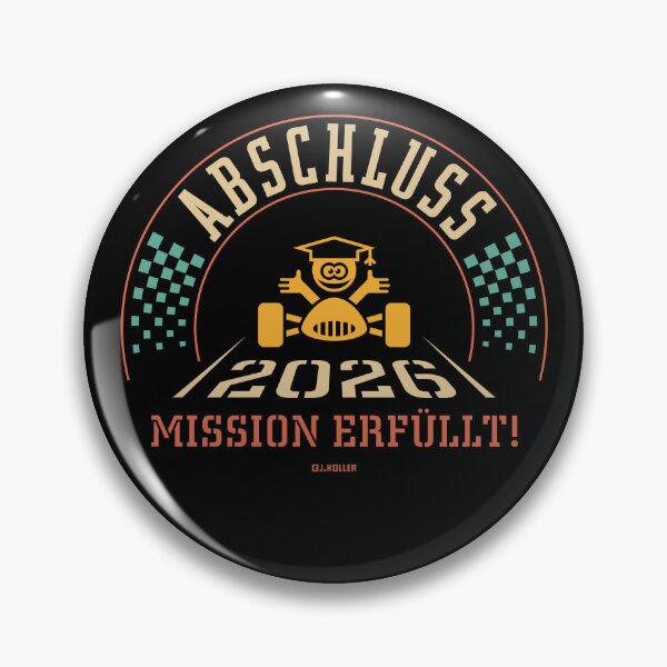 Item preview, Graduation 2026 – Mission accomplished! (School leaving certificate / Finish line / 4C) designed and sold by Roderix.