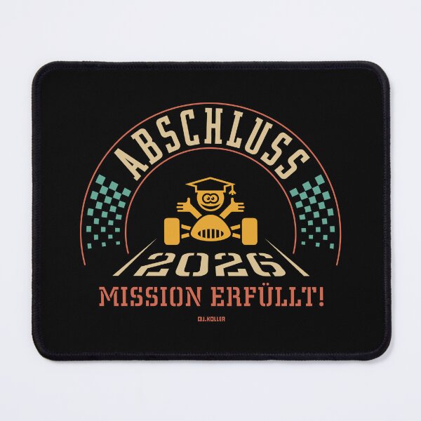 Item preview, Graduation 2026 – Mission accomplished! (School leaving certificate / Finish line / 4C) designed and sold by Roderix.