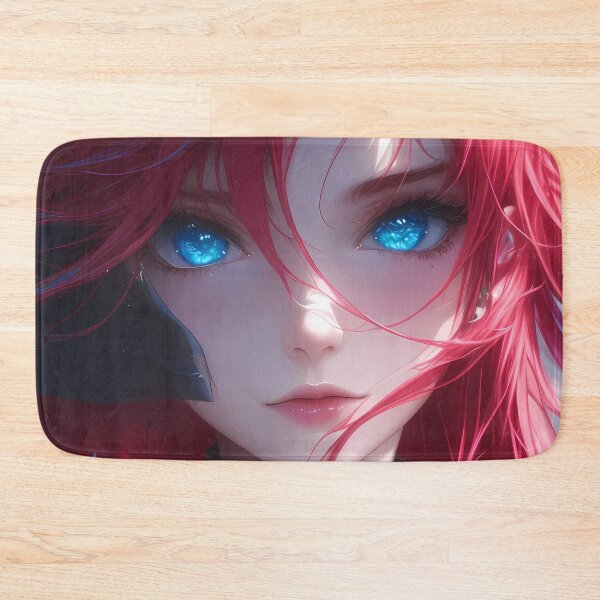 Item preview, Rias Gremory Highschool Dxd Crimson Hair Blue Eyes Anime Girl Portrait designed and sold by mildaclairmo.