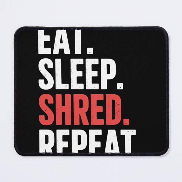 Item preview, Eat Sleep Shred Funny Guitar Player Heavy Metal Music designed and sold by RipleMalphite.