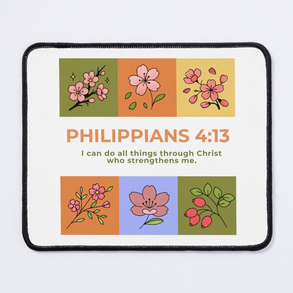 Item preview, Philippians 4:13 Christian Faith Shirt – “I Can Do All Things Through Christ” Inspirational Bible Verse T-Shirt designed and sold by r_tistry.