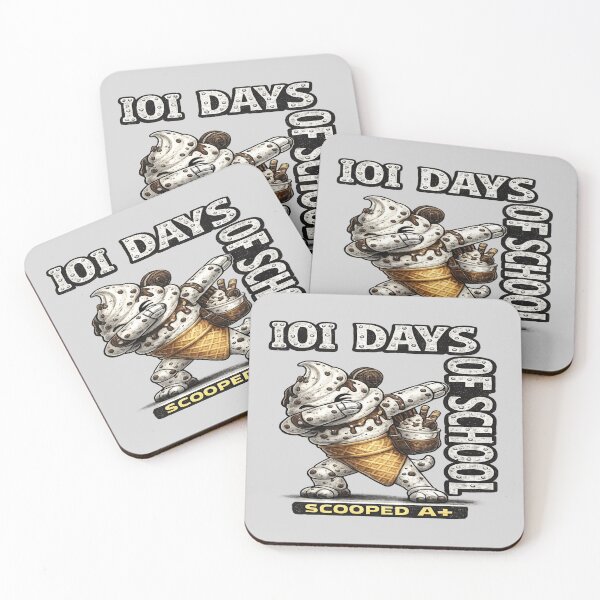 Item preview, 101 Days of School Ice Cream Dab — “Scooped A+” designed and sold by POD DYNASTY.