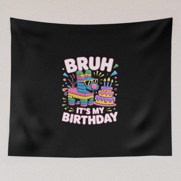 Item preview, Bruh It's My Birthday Piñata Donkey Gamer Cinco de Mayo designed and sold by DigitaldeligArt.