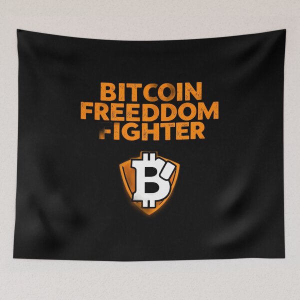Item preview, Bitcoin Freedom Fighter - HODL Warrior designed and sold by ArtOccultist.