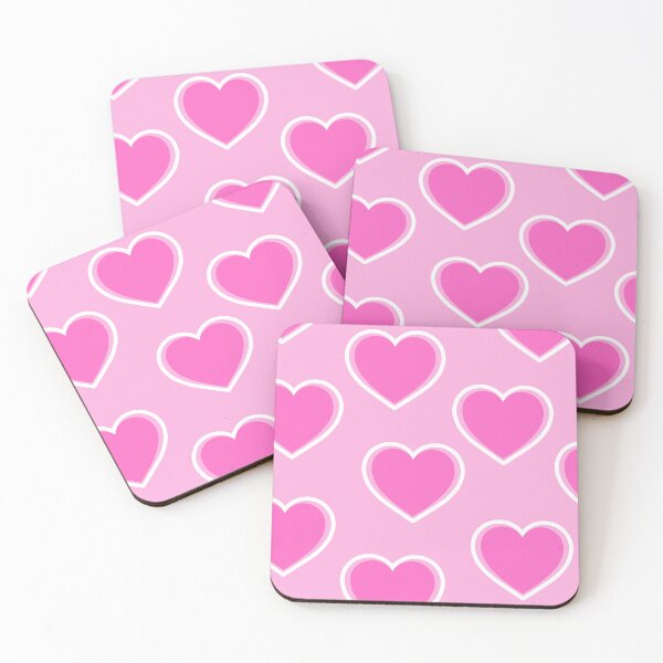 Item preview, Pink Heart Pattern Cute Romantic Love Aesthetic Design designed and sold by imperiumpublicitario .