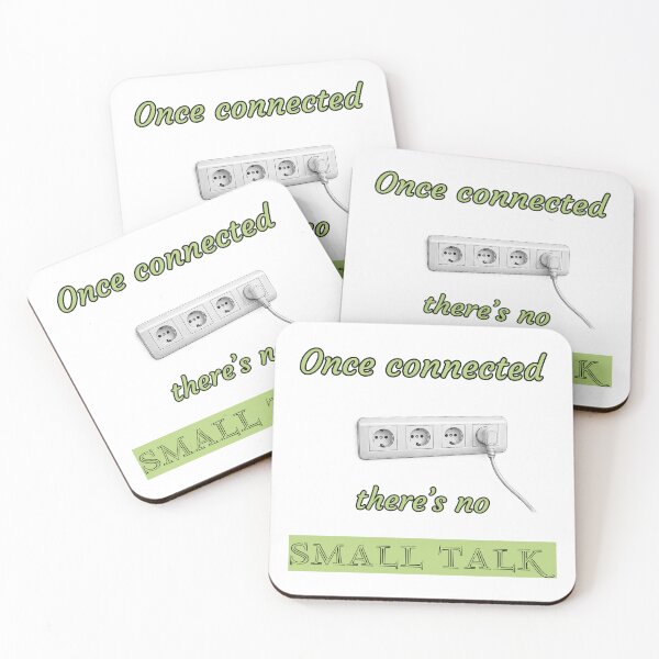 Item preview, There's no small talk designed and sold by RedPoppyStudio.