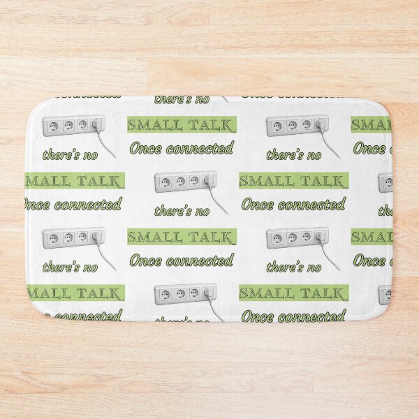 Item preview, There's no small talk designed and sold by RedPoppyStudio.