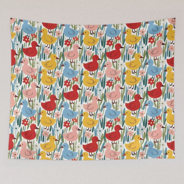 Item preview, Cute Duck Seamless Pattern Spring Bird Repeat Background Nursery Duckling designed and sold by FRH Design ⭐⭐⭐⭐⭐.