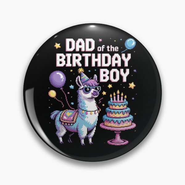 Item preview, Dad Of The Birthday Boy Llama Pinata Family Matching Party designed and sold by DigitaldeligArt.