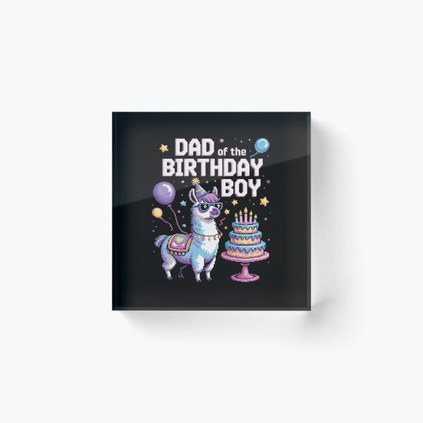 Item preview, Dad Of The Birthday Boy Llama Pinata Family Matching Party designed and sold by DigitaldeligArt.