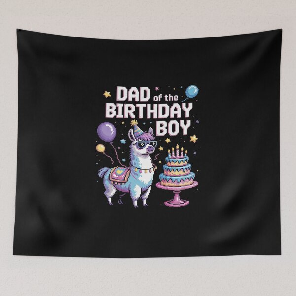 Item preview, Dad Of The Birthday Boy Llama Pinata Family Matching Party designed and sold by DigitaldeligArt.
