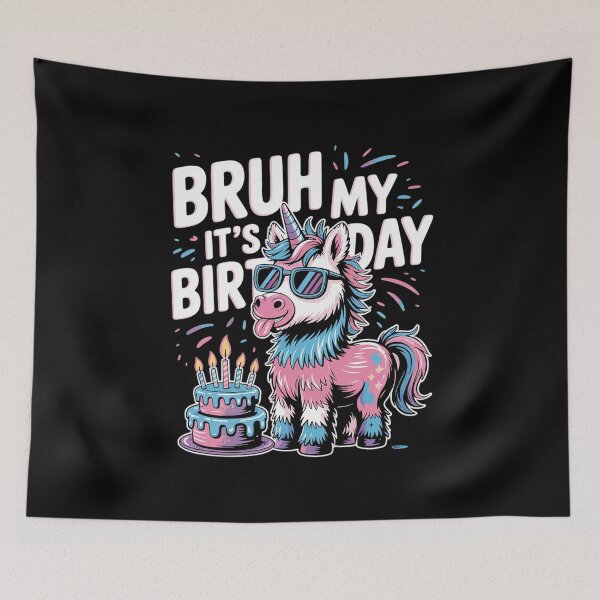Item preview, Family Party Bday Bruh Its My Birthday Llama Pinata Boy Girl 1 designed and sold by MarkLeedsArt.