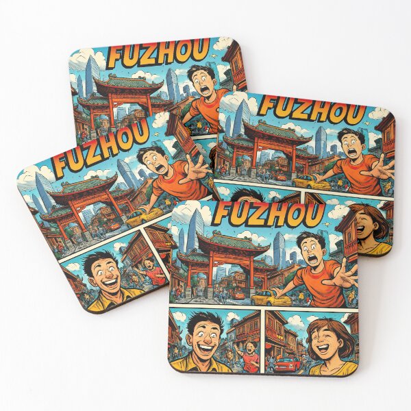 Item preview, Fuzhou, city  | Comics stylCartoone -  designed and sold by ComicsFactory.