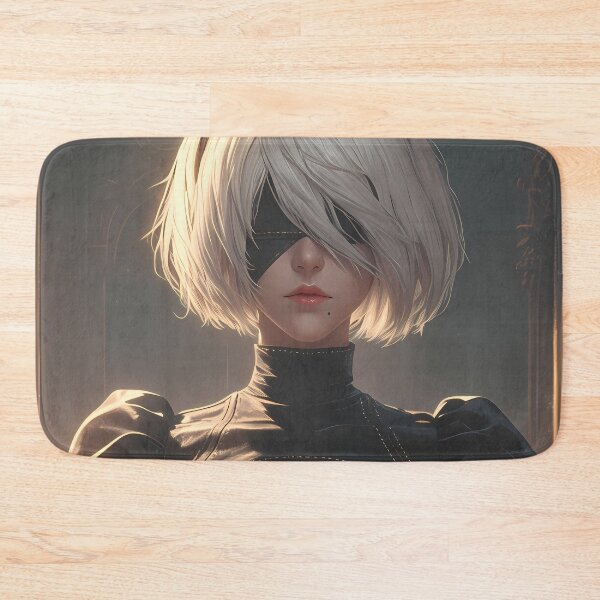 Item preview, 2B Nier Automata Yorha Blindfold Gothic Monochrome Elegance designed and sold by mildaclairmo.