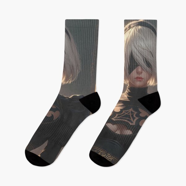 Item preview, 2B Nier Automata Yorha Blindfold Gothic Monochrome Elegance designed and sold by mildaclairmo.