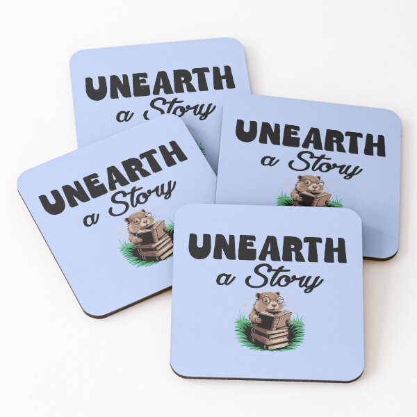 Item preview, Unearth a Story Reading groundhog  designed and sold by Colorfulman.