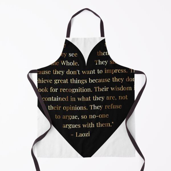Item preview, Laozi Quote in Heart with Gold Gradient Text designed and sold by TheIconSmith.