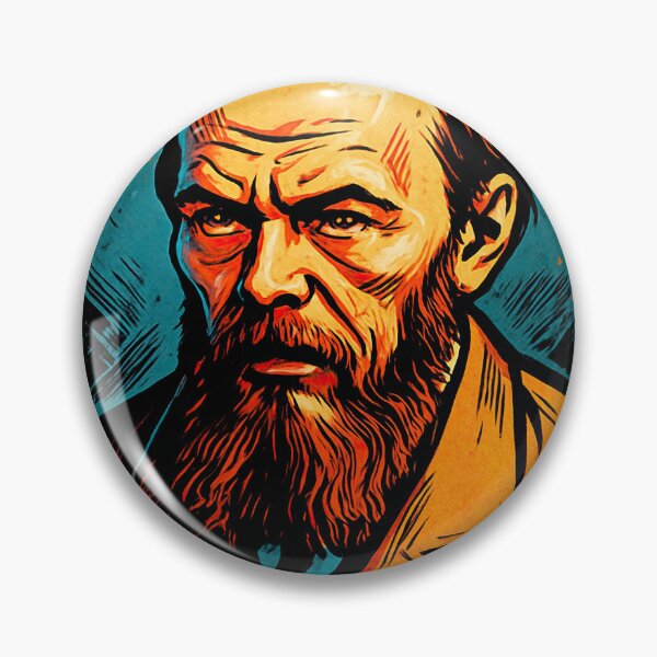 Item preview, Fyodor Dostoevsky, author | Comics stylCartoone -  designed and sold by ComicsFactory.