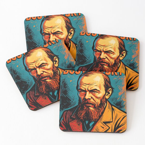 Item preview, Fyodor Dostoevsky, author | Comics stylCartoone -  designed and sold by ComicsFactory.
