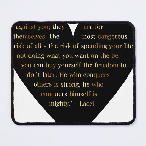 Item preview, Laozi Quote in Heart with Gold Gradient Text designed and sold by TheIconSmith.