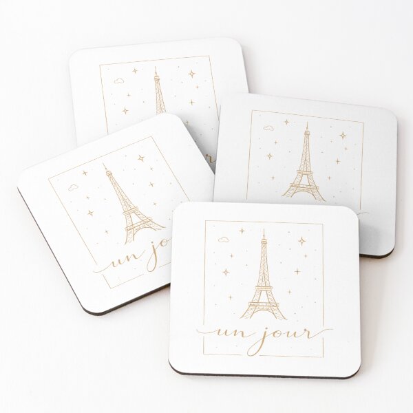 Item preview, Un Jour – Minimal Paris Eiffel Tower French Aesthetic designed and sold by LoppiPrintShop.
