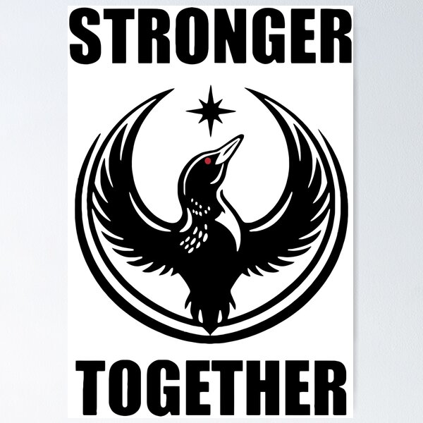 Item preview, stronger together - minnesota rebel loon designed and sold by marthajhall.