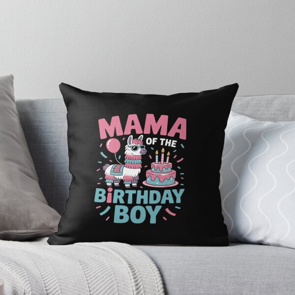 Item preview, mama Birthday Boy Llama Pinata Party family mathing women designed and sold by DigitaldeligArt.