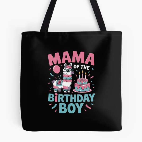 Item preview, mama Birthday Boy Llama Pinata Party family mathing women designed and sold by DigitaldeligArt.