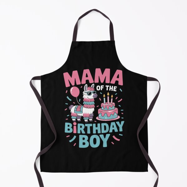 Item preview, mama Birthday Boy Llama Pinata Party family mathing women designed and sold by DigitaldeligArt.