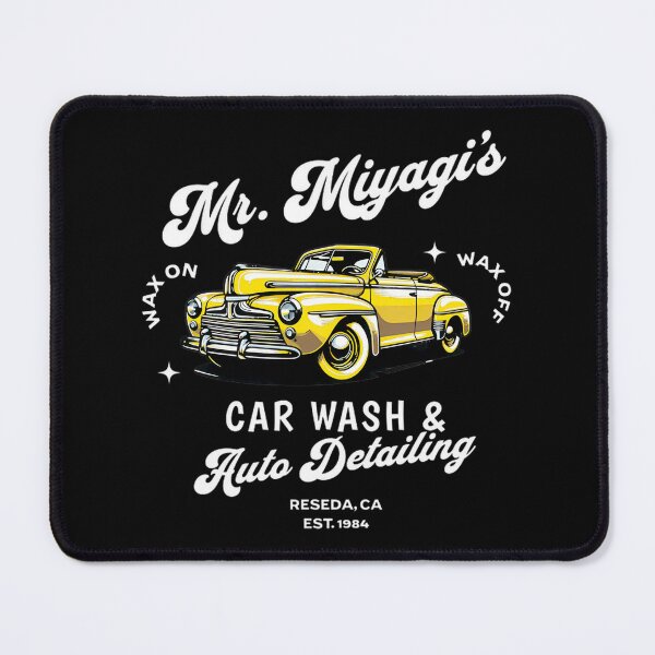 Item preview, Wax On Wax Off Car Detailing Reseda Ca Retro Style designed and sold by Crystal Powers.
