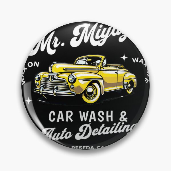 Item preview, Wax On Wax Off Car Detailing Reseda Ca Retro Style designed and sold by Crystal Powers.