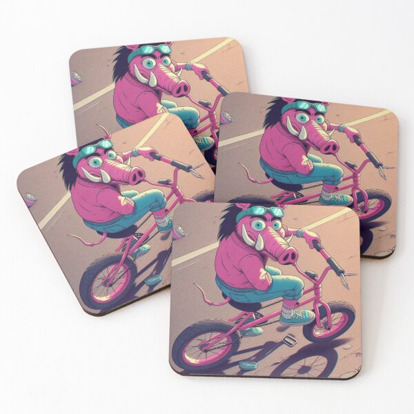Item preview, "Tusks, Tricks & Turbo Pizza: Hog Wild in Panel 9" designed and sold by Print Fiction.